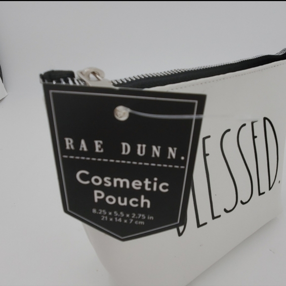 💕HP💕NWT Rae Dunn BLESSED Zippered Pouch💕 - Picture 3 of 5